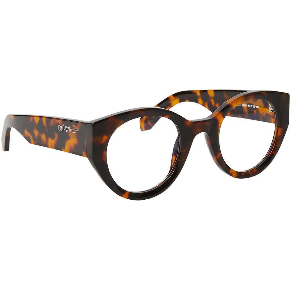 NWT Off-White Style 41 Havana Round 50mm Eyeglasses